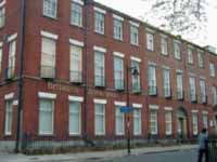 The frontage of Number 1a Chapel Street and Number 1 Winckley Square which was built in 1801