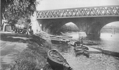 Boating near the North Union Viaduct